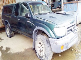 1999 TOYOTA TACOMA, GREEN, SR5 MODEL, EXTD CAB, 3.4L, AT, 4WD. Z26324